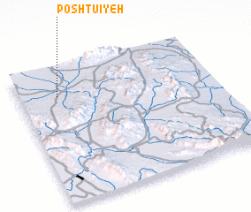 3d view of Poshtū\