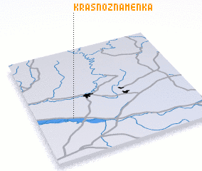 3d view of Krasnoznamenka