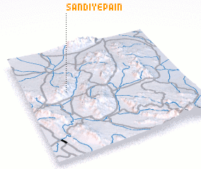 3d view of Sandī-ye Pā\