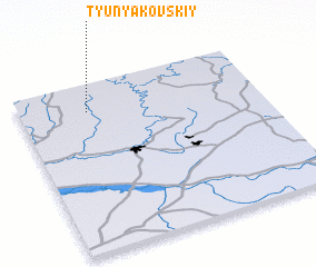 3d view of Tyunyakovskiy