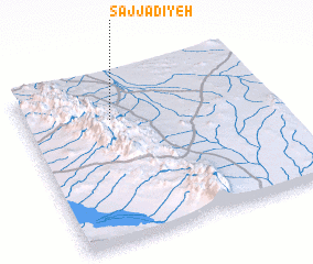 3d view of Sajjādīyeh