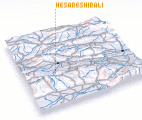 3d view of Ḩeşār-e Shīr ‘Alī