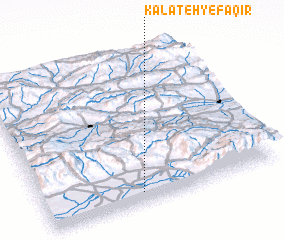 3d view of Kalāteh-ye Faqīr