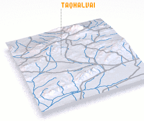 3d view of Taq Ḩalvā\