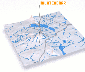 3d view of Kalāt-e Āb Nār