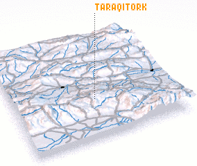 3d view of Ţarāqī Tork