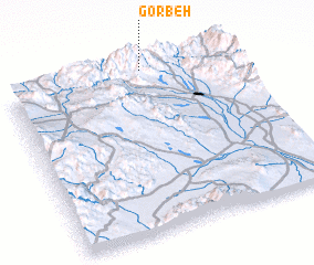 3d view of Gorbeh