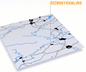 3d view of Nizhneye Kalino