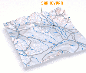 3d view of Sar Keyvān