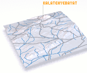 3d view of Kalāteh-ye Bayāt