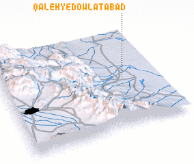 3d view of Qal‘eh-ye Dowlatābād