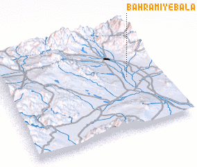 3d view of Bahrāmī-ye Bālā