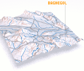 3d view of Bāgh-e Gol