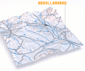 3d view of ‘Abdollāhābād