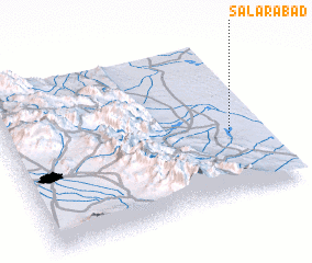 3d view of Sālārābād