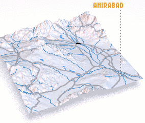 3d view of Amīrābād