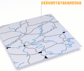 3d view of Verkhnyaya Kamenka