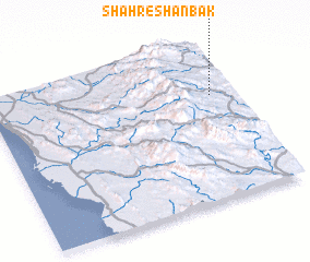 3d view of Shahr-e Shanbak