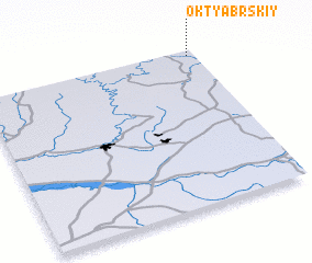 3d view of Oktyabr\