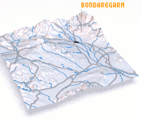 3d view of Bondar-e Garm