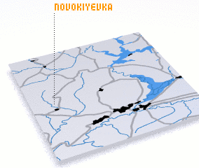 3d view of Novokiyevka