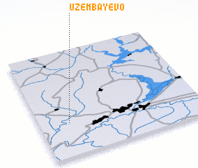 3d view of Uzembayevo