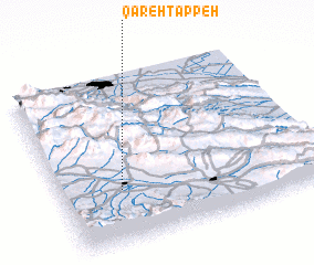 3d view of Qareh Tappeh