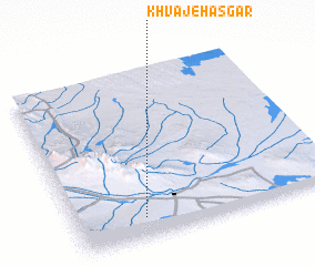 3d view of Khvājeh ‘Asgar