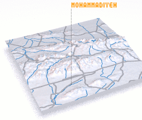 3d view of Moḩammadīyeh