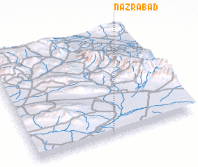 3d view of Naz̧rābād