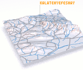 3d view of Kalāteh-ye Feshāy