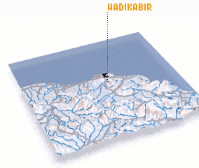 3d view of Wādī Kabīr