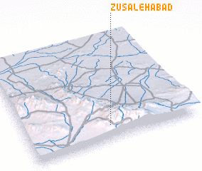 3d view of Zū Şāleḩābād