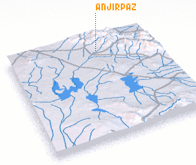 3d view of Anjīr Paz