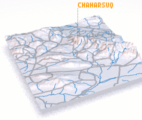 3d view of Chahār Sūq