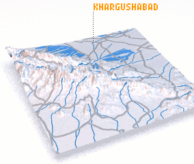 3d view of Khargūshābād