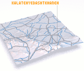 3d view of Kalāteh-ye Dasht Khāneh