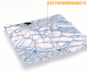 3d view of Dūst Moḩammad Beyg