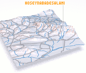 3d view of Ḩoseynābād-e Salāmī