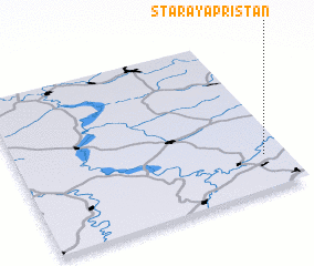 3d view of Staraya Pristan\