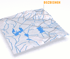 3d view of Boz Bīsheh