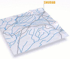 3d view of Shūr Āb