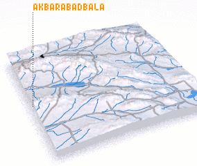 3d view of Akbarābād Bālā