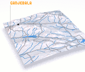 3d view of Ganj-e Bālā