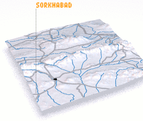 3d view of Sorkhābād