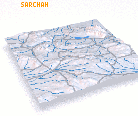 3d view of Sar Chāh