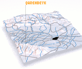 3d view of Qareh Beyk