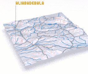 3d view of ‘Alīābād-e Bālā