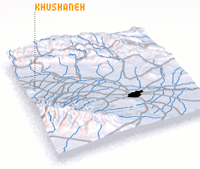 3d view of Khūshāneh