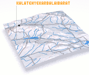 3d view of Kalāteh-ye Karbalā\